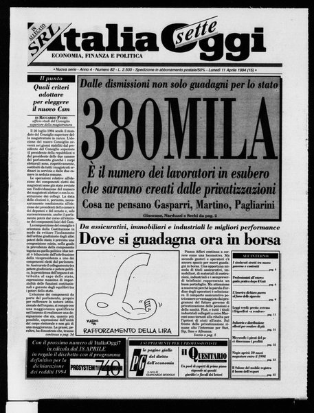 Italia oggi : quotidiano di economia finanza e politica